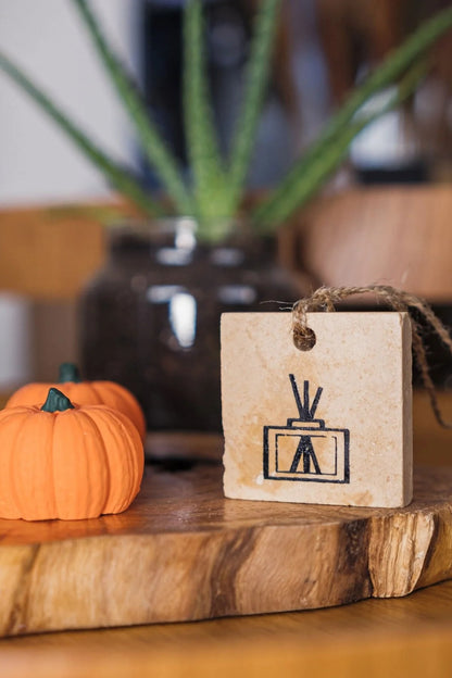 Salkım Sabun-Doğal Taş Traverten Askılı %100 Organik 6 Ay Kalıcı Oda Kokusu