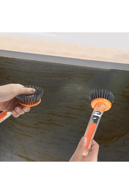 5 Parça Mutfak Bulaşık Temizlik Seti - Bulaşık Süngeri , Tel , Fırça Ve Kazıyıcı Bir Arada